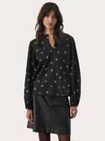 Part Two Eimy Floral Blouse, Black/Multi