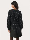 Part Two Eimy Floral Blouse, Black/Multi