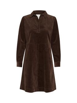 Part Two Lilje Corduroy Mini Shirt Dress, Hot Fudge, Hot Fudge