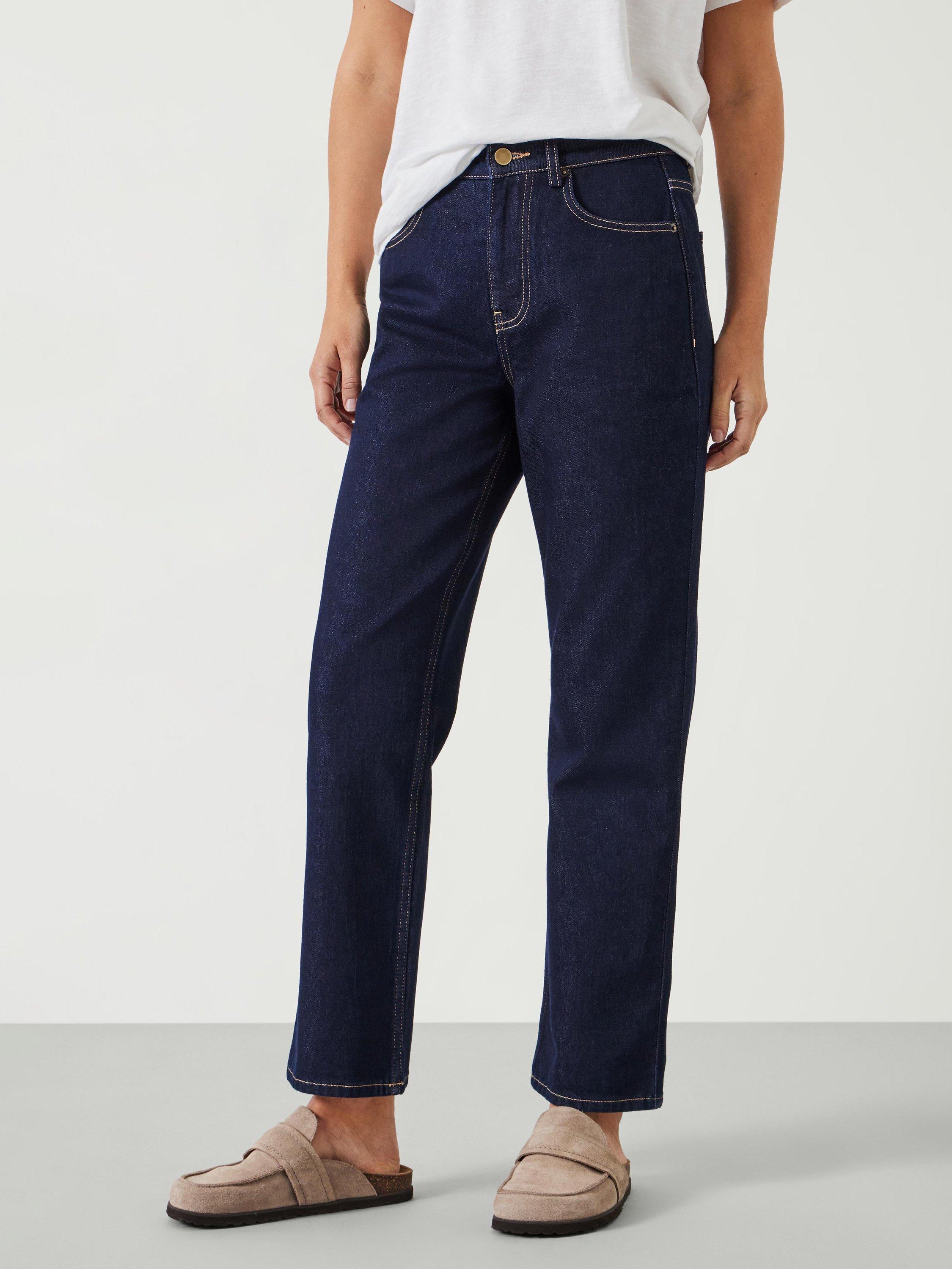 Product image 1 of 5, which shows HUSH Alexa Straight Leg Jeans, Dark Indigo, 4