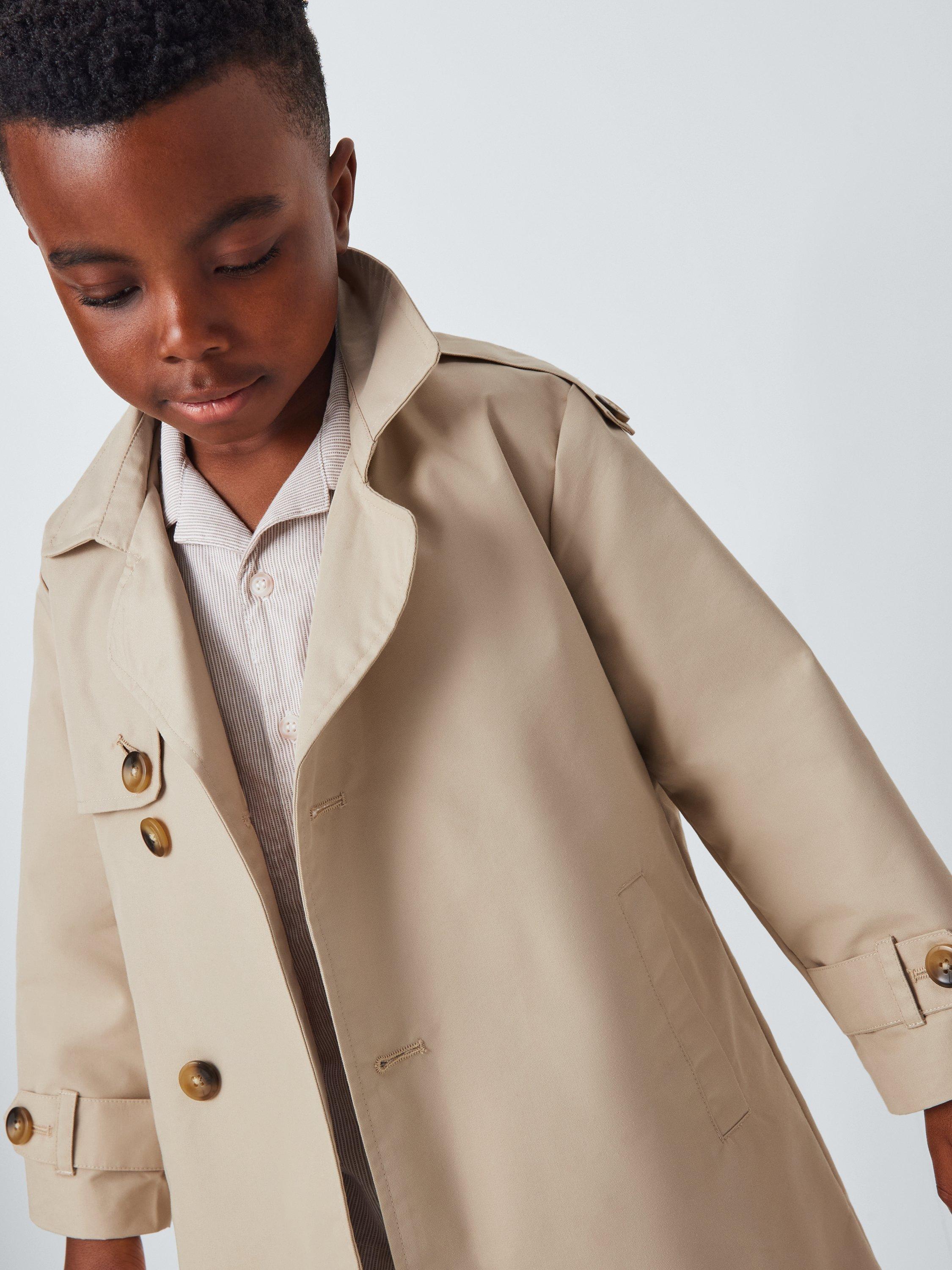 Product image 5 of 7, which shows John Lewis Heirloom Collection Kids' Trench Coat, Natural, 10 years