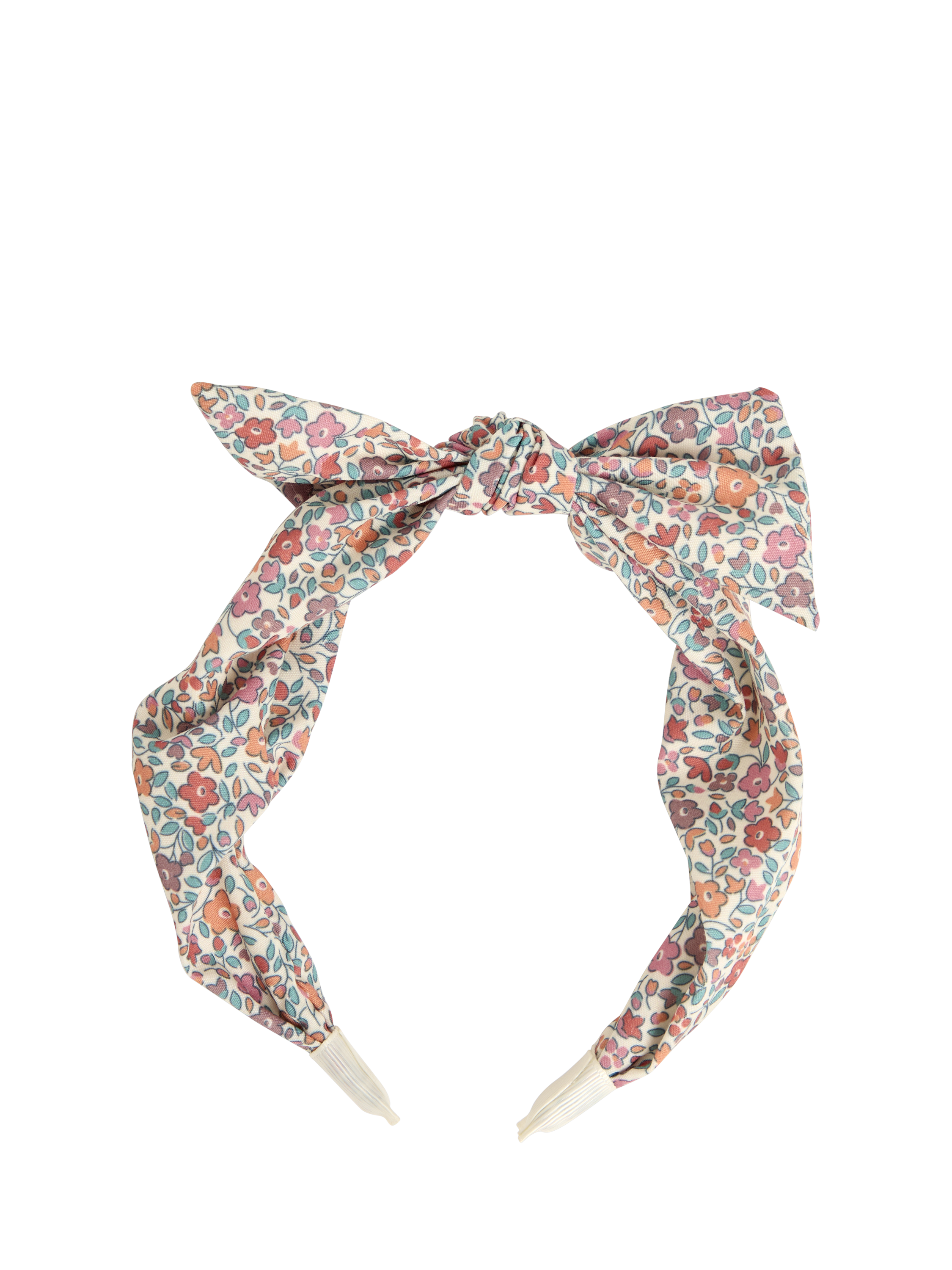 Product image 1 of 2, which shows JoJo Maman Bébé Kids' Floral Bow Headband, Multi, One Size