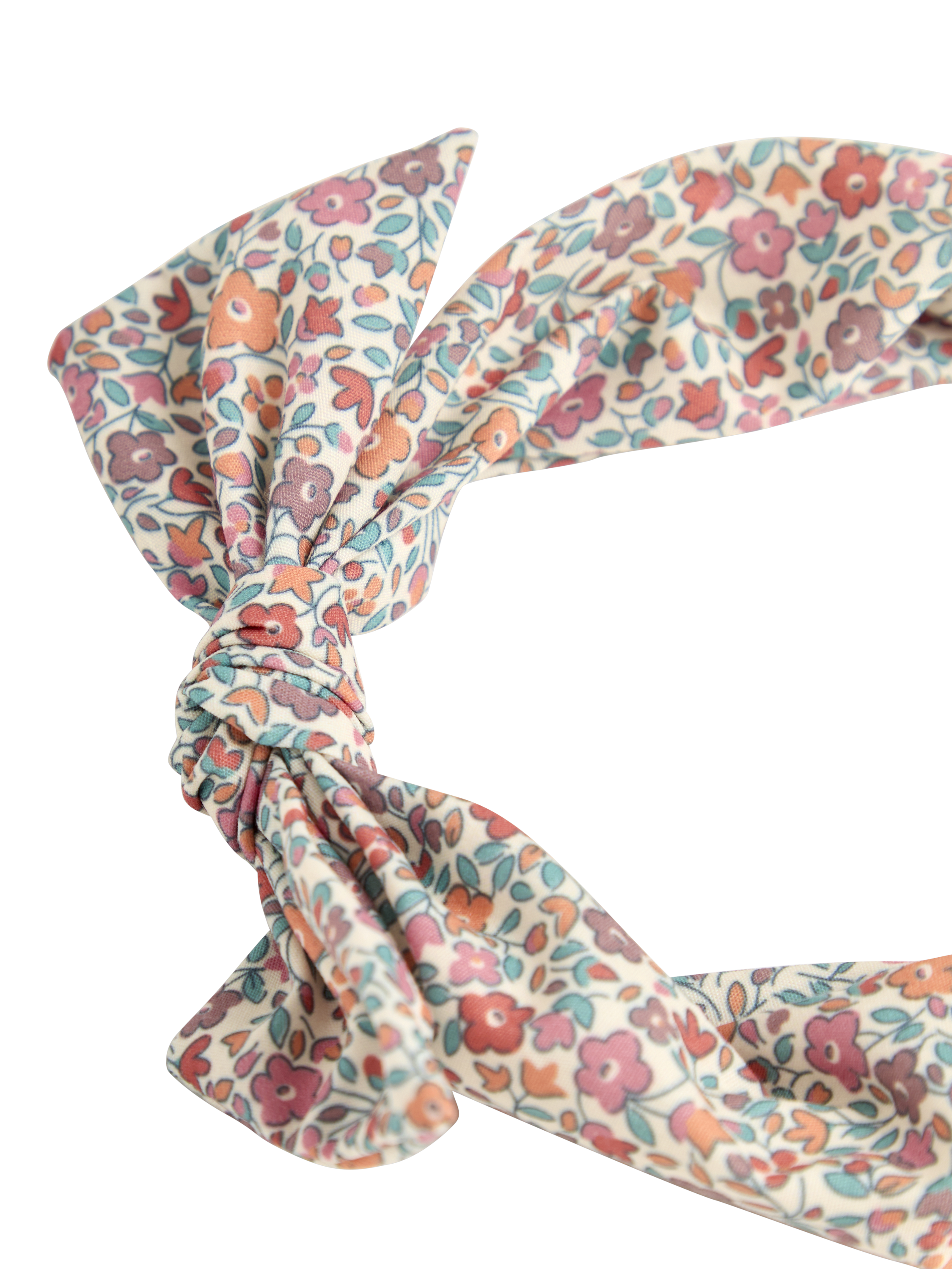 Product image 2 of 2, which shows JoJo Maman Bébé Kids' Floral Bow Headband, Multi, One Size