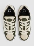 Reiss Alvar Leather Chunky Trainers