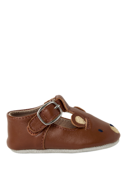 JoJo Maman Bébé Baby Classic Shoes, Brown, Brown