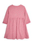 JoJo Maman Bébé Kids' Hedgehog Applique Polka Dot Dress