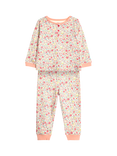 JoJo Maman Bébé Kids' Meadow Floral Pyjama Set, Multi