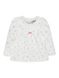 JoJo Maman Bébé Kids' Pretty Ditsy Pyjama Set, Cream/Multi