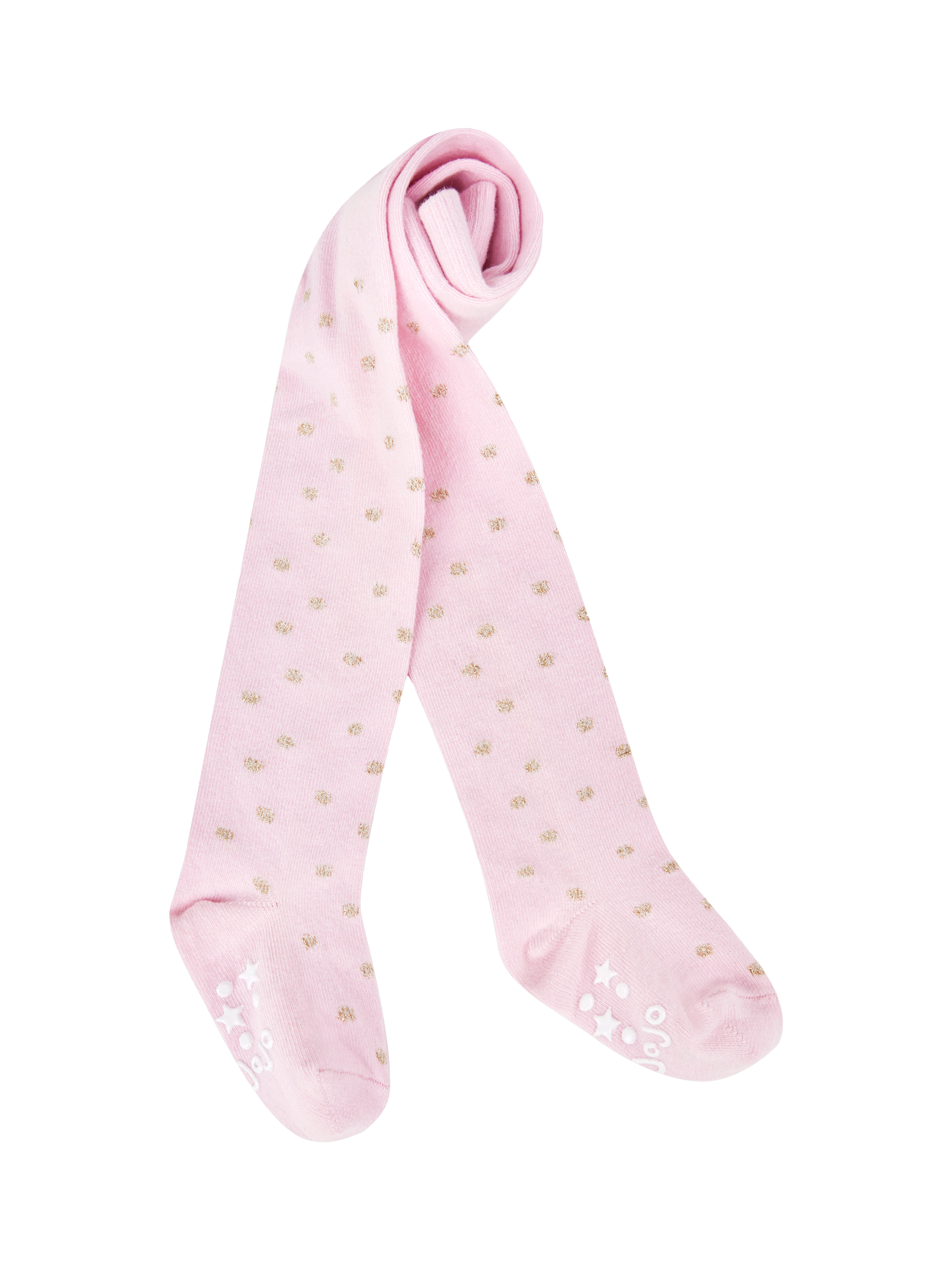 JoJo Maman Bébé Kids' Cotton Rich Spotty Tights