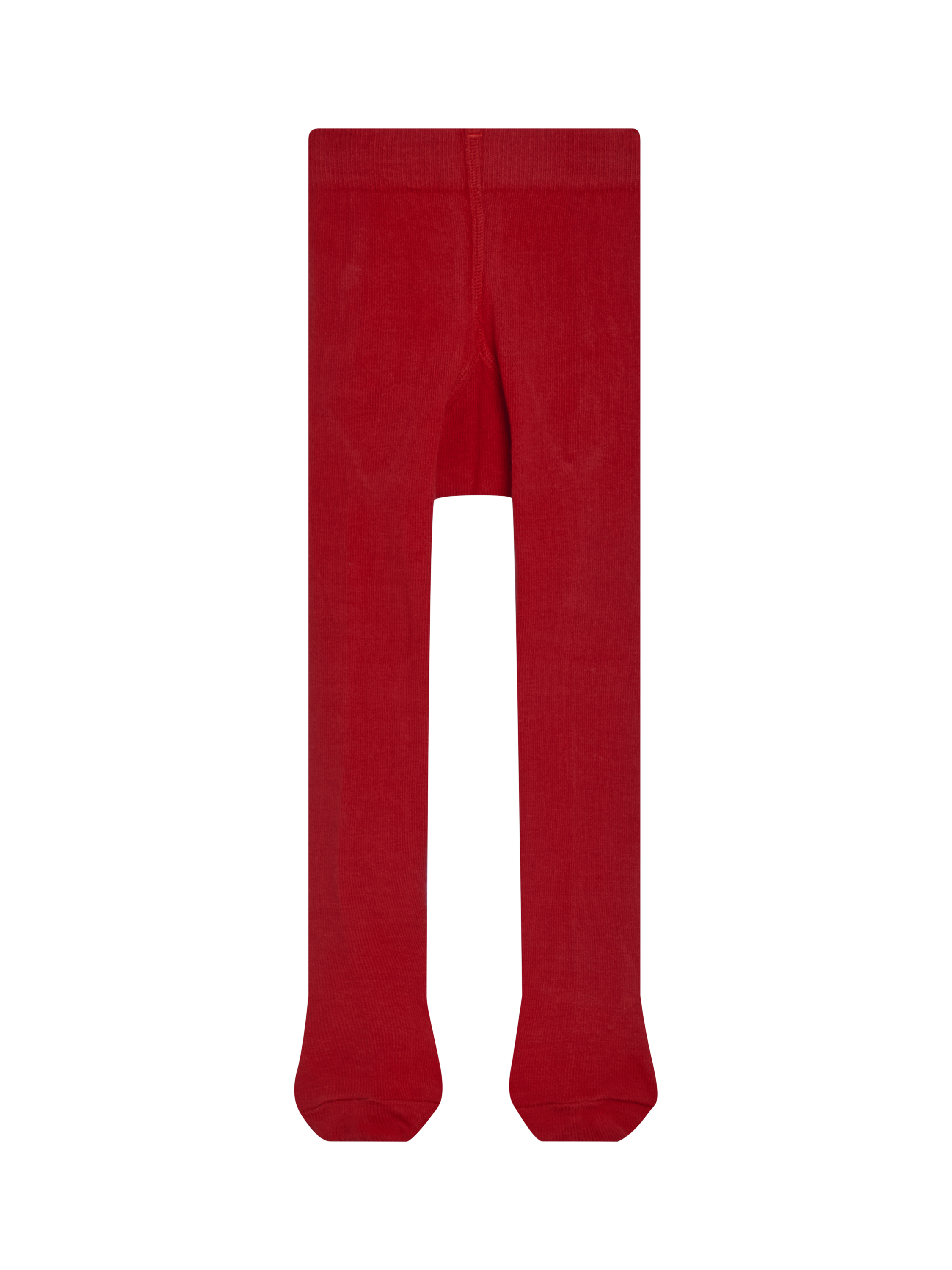 Product image 2 of 3, which shows JoJo Maman Bébé Kids' Cotton Rich Plain Tights, Red, 0-6 months