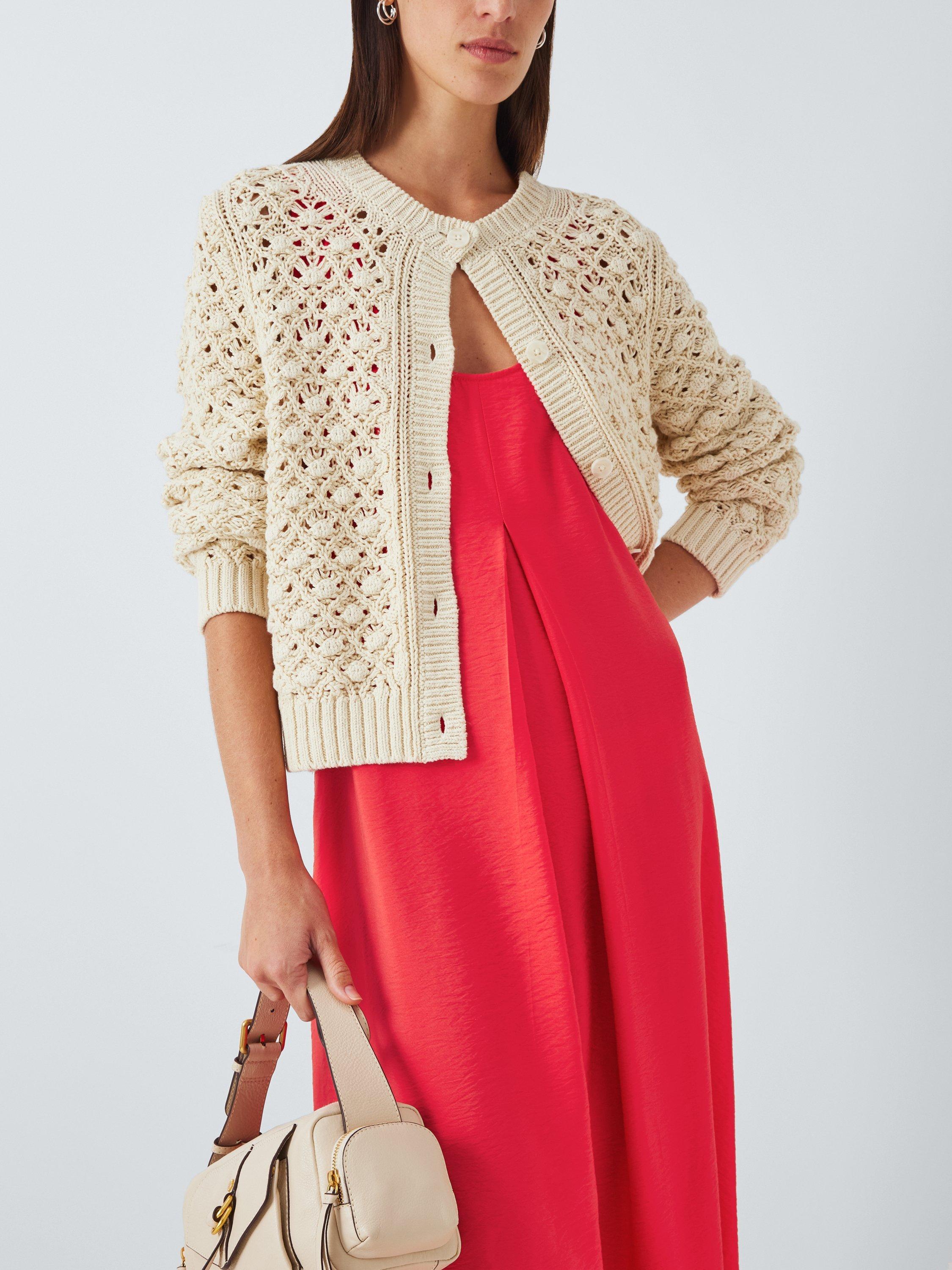 Product image 5 of 6, which shows John Lewis Tie Back Maxi Dress, Hibiscus Pink, 8