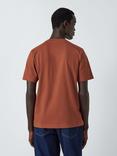 John Lewis ANYDAY Short Sleeve Crew Neck Cotton T-Shirt, Rustic Brown