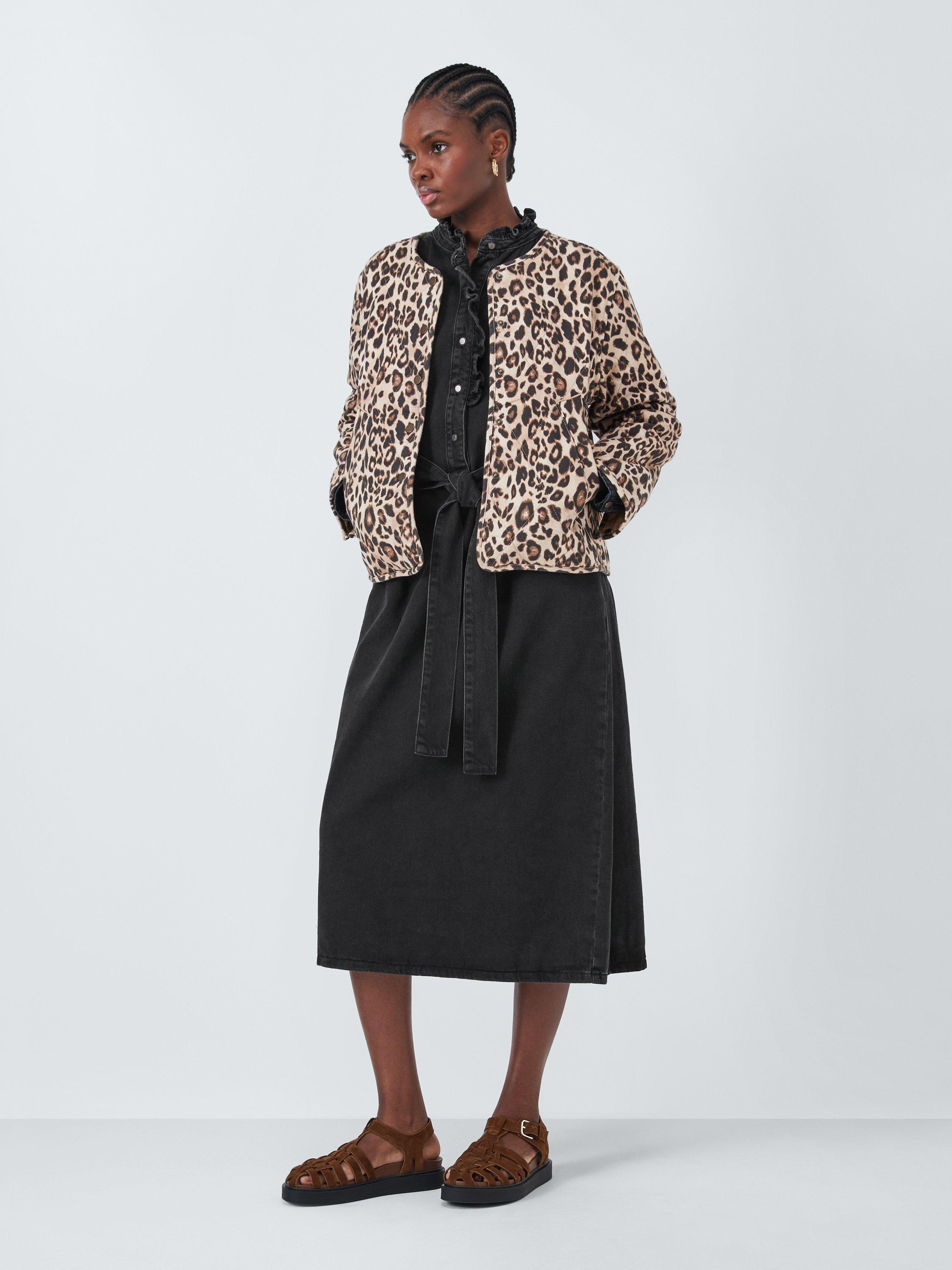 Product image 3 of 6, which shows AND/OR Reece Denim Shirt Dress, Washed Black, 8