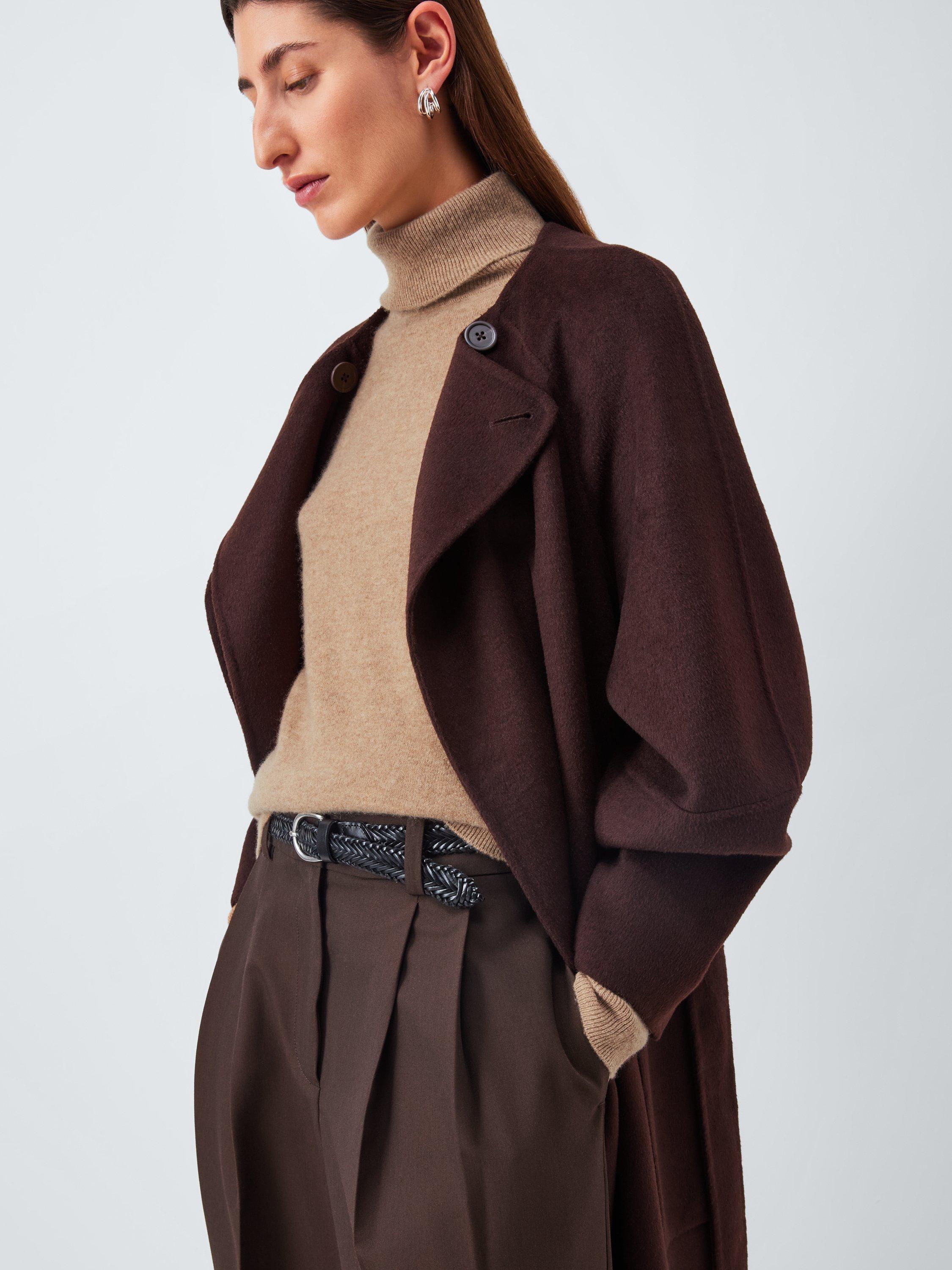 Product image 6 of 7, which shows John Lewis Roll Neck Cashmere Jumper, Camel, 8