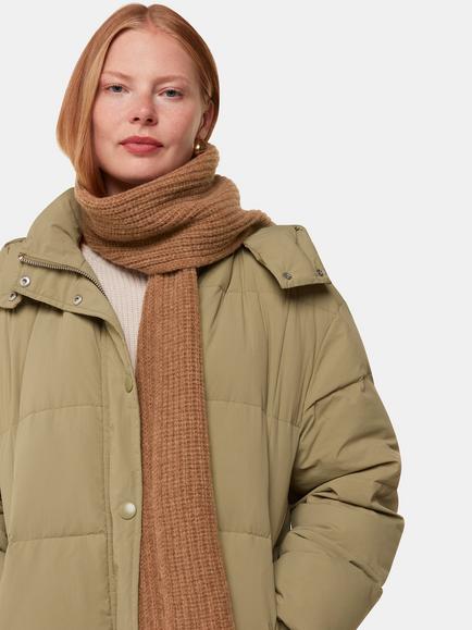 Whistles Lambswool Scarf, Camel