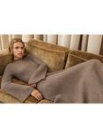 Whistles Willow Ribbed Knit Dress, Taupe