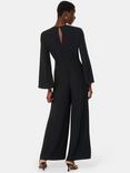 Whistles Bonnie Gathered Jumpsuit, Black