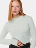 Whistles Alpaca Blend Fluffy Cropped Knit, Mint