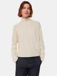 Whistles Cashmere Funnel Neck Jumper, Ivory
