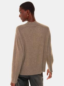Whistles V-Neck Cashmere Jumper - view 2, Neutral