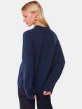 Whistles V-Neck Cashmere Jumper, Navy
