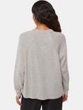 Whistles Petite Ultimate Cashmere Jumper, Grey Marl