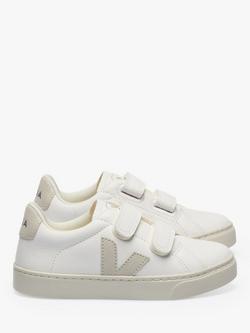 VEJA Kids' Small Esplar Trainers, White/Natural
