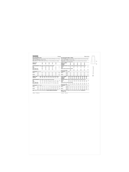 Simplicity Misses' and Women's Skirts Sewing Pattern, S3005 - view 2, White