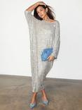 Never Fully Dressed Jem Sequin Dress, Silver