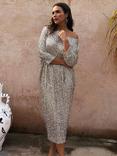 Never Fully Dressed Jem Sequin Dress, Silver