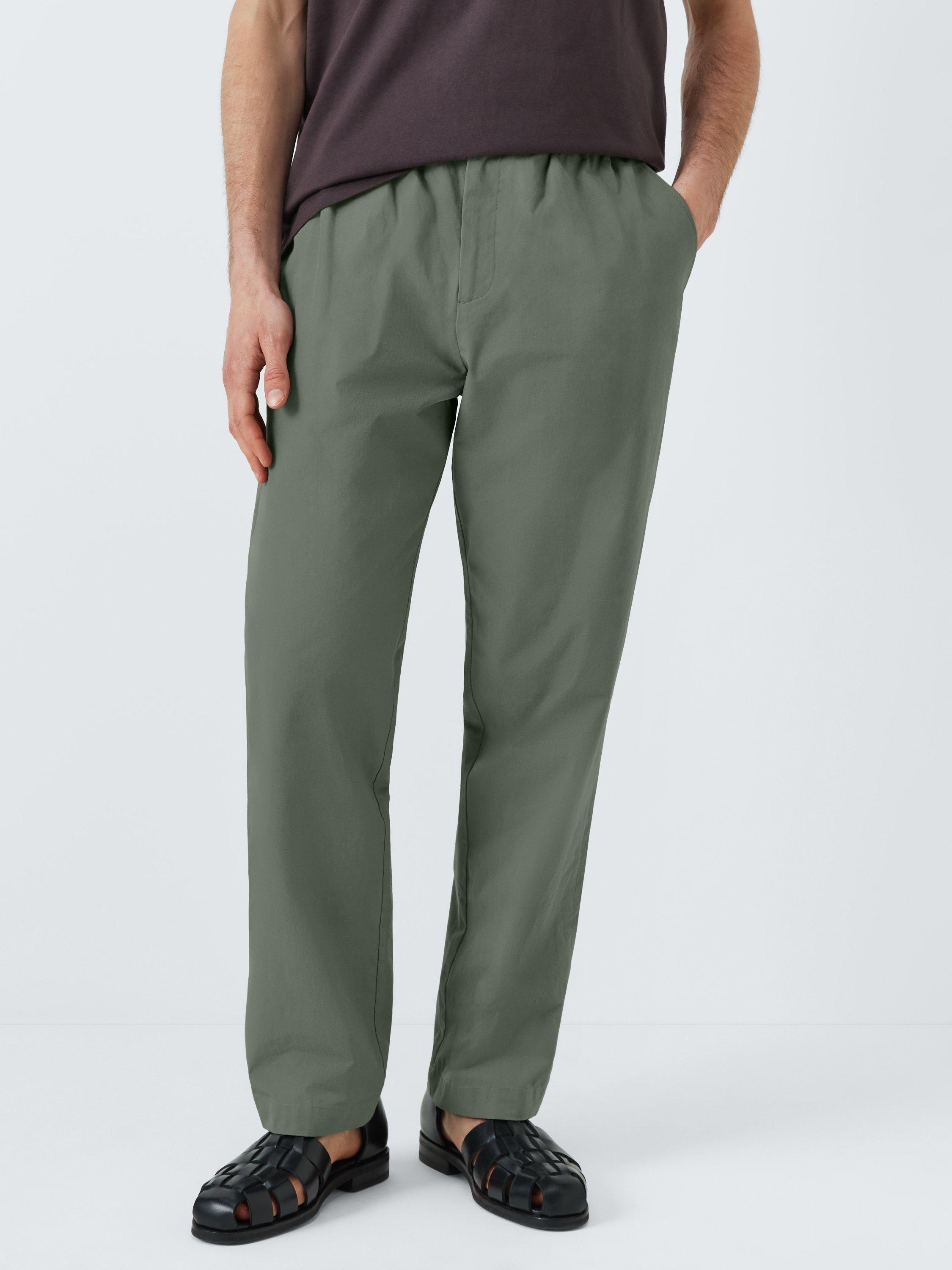 Product image 1 of 7, which shows Kin Easy Summer Trousers, Castor Grey, S