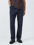 Kin Easy Summer Trousers, Castor Grey, Dark Sapphire