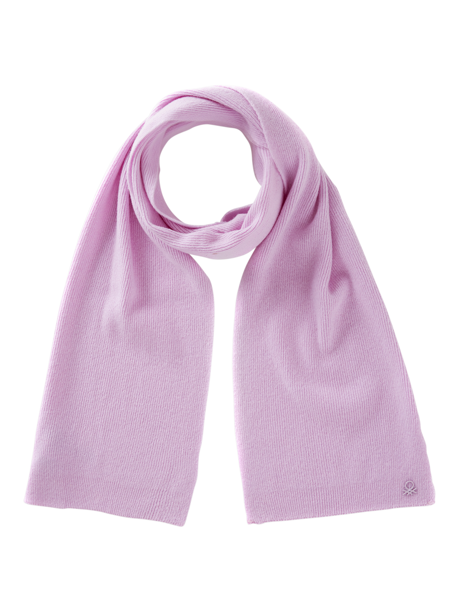 Benetton Kids' Wool Blend Scarf, Lilac, One Size
