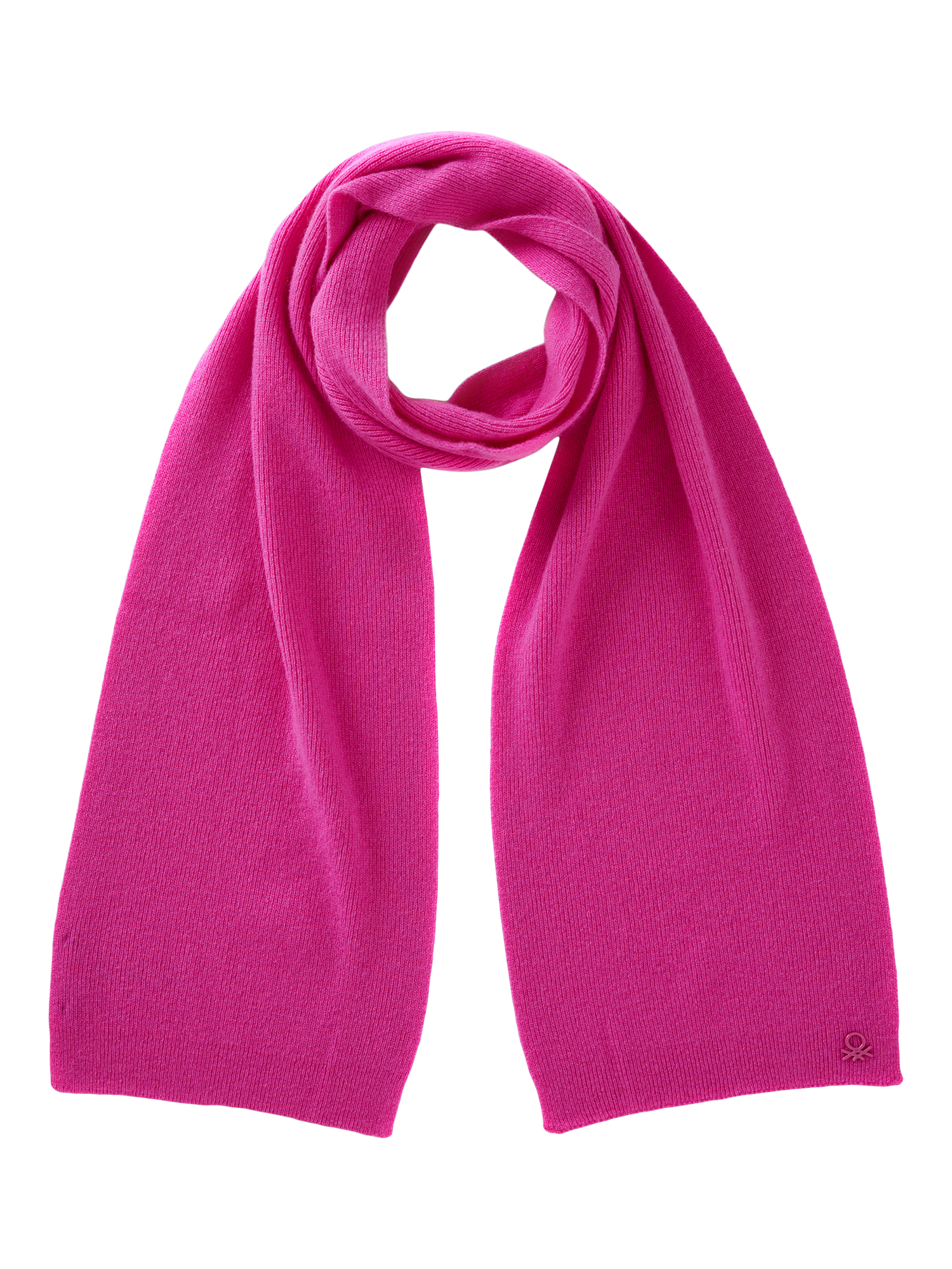 Benetton Kids' Wool Blend Scarf, Cyclamen, One Size