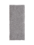 Benetton Kids' Wool Blend Link Stitch Scarf, Medium Melange Grey