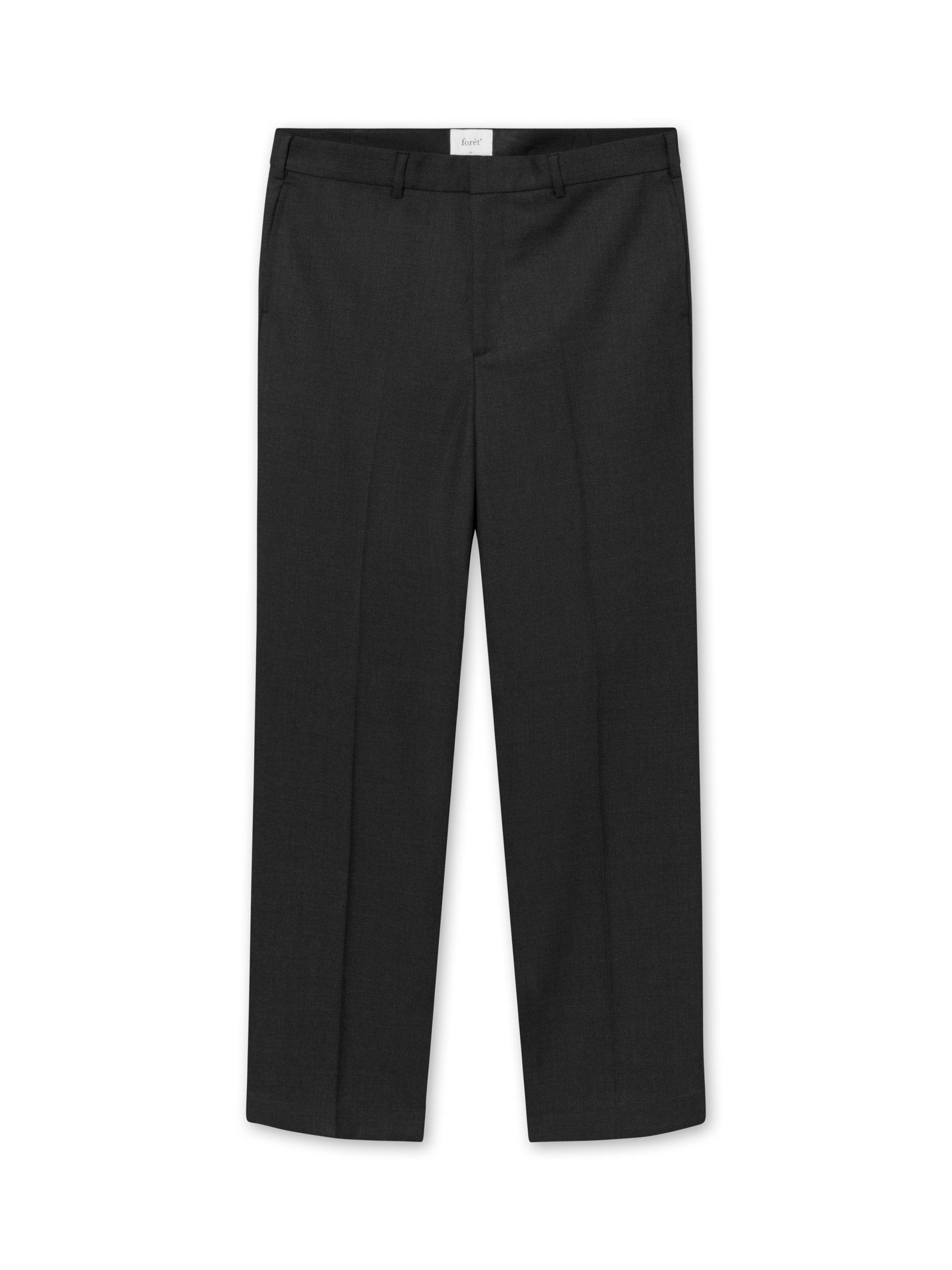 Product image 5 of 5, which shows forét Writer Straight Cut Trousers, Navy, 30R