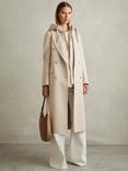 Reiss Maeve Wool Blend Coat, Neutral