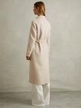 Reiss Maeve Wool Blend Coat, Neutral