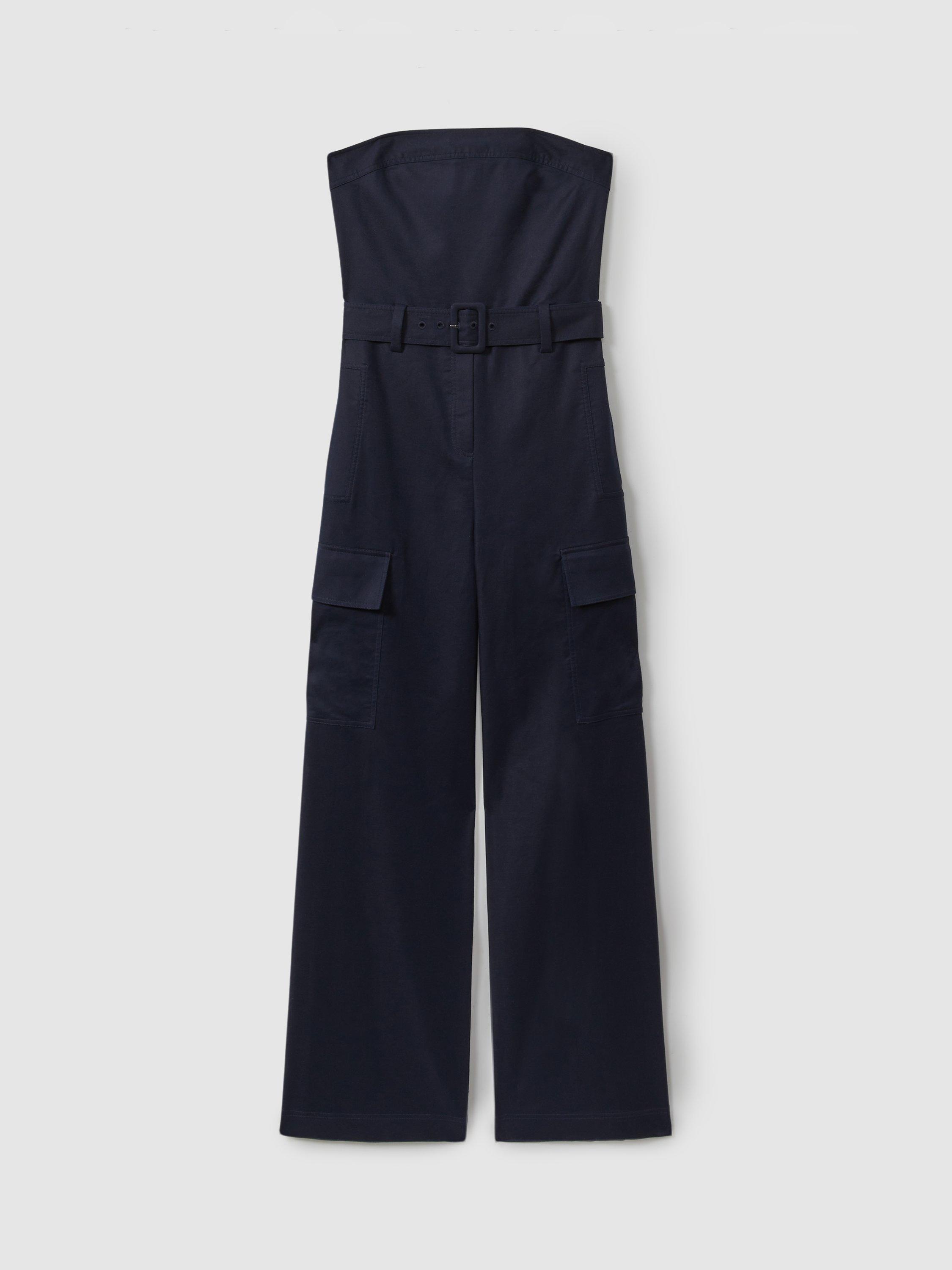 Strapless cropped jumpsuit online