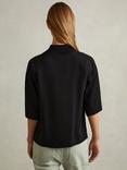 Reiss Amaya Oversized Rib Neck T-Shirt