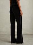 Reiss Parisa Velvet Flared Suit Trousers