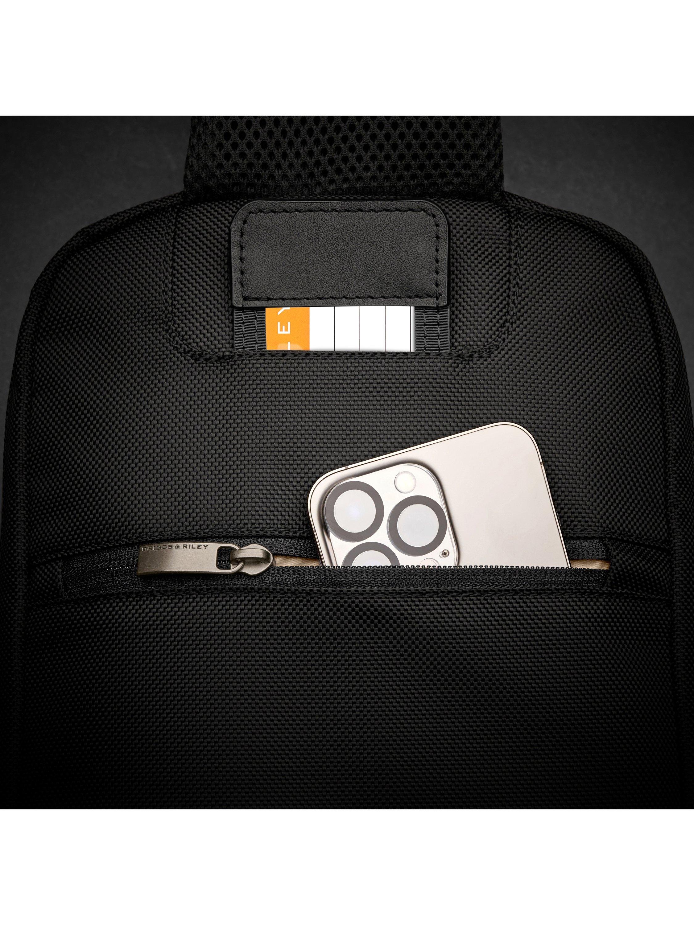 Product image 2 of 10, which shows Briggs & Riley Sling Bag, 8.6L, Black