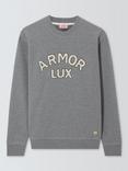 Armor Lux Crew Neck Sweatshirt, Misty Grey/Boucle