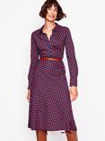 Boden Laura Floral Jersey Shirt Dress, Multi