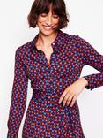 Boden Laura Floral Jersey Shirt Dress, Multi