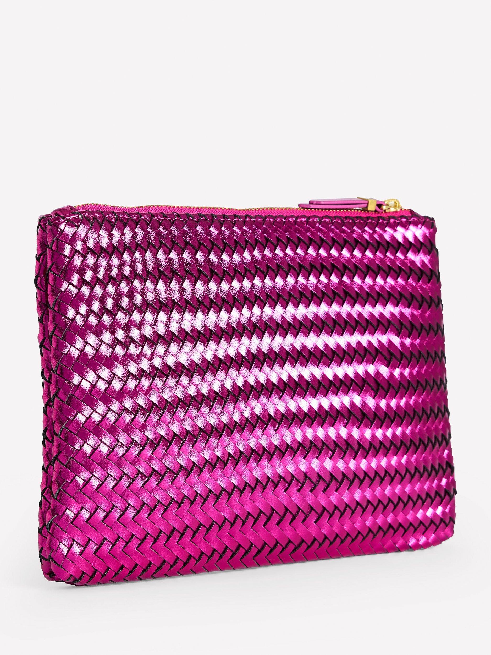 Pink metallic purse hotsell