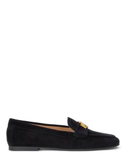 Lauren Ralph Lauren Averi III Suede Loafers, Black