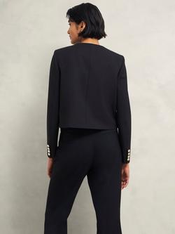 Hobbs Sinclair Boxy Wool Blend Jacket, Black - view 2, Black
