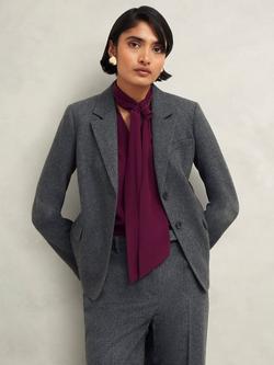 Hobbs Elsie Wool Blend Jacket, Grey, Grey