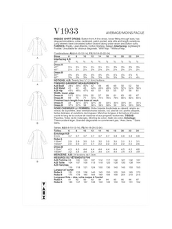 Vogue Misses' A Line Dress Sewing Pattern, V1933 - view 2, White